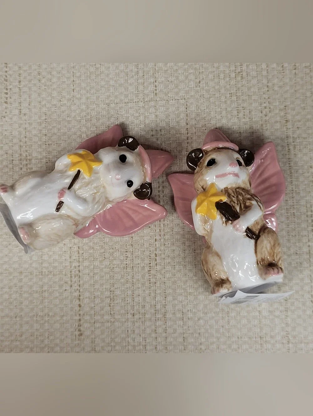 Fairy Opossum Salt Pepper Shakers New Mini Set